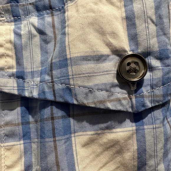 Express Modern Fit Plaid Shirt Size XL - Picture 4 of 7